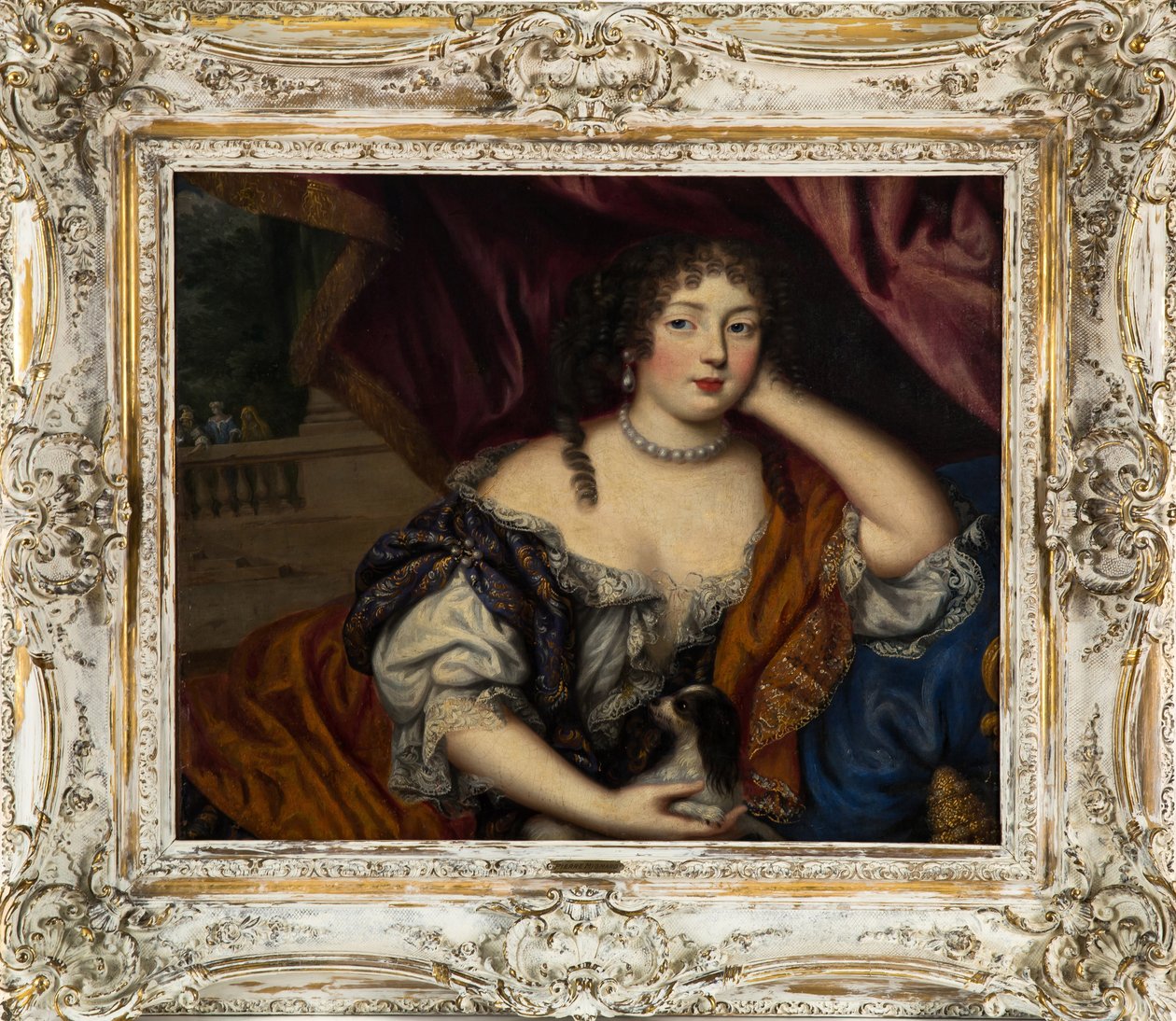 Portsmouthin herttuattaren Louise Renée de Penancoët de Kérouaillen muotokuva 1649-1734 tekijältä Henri Gascar