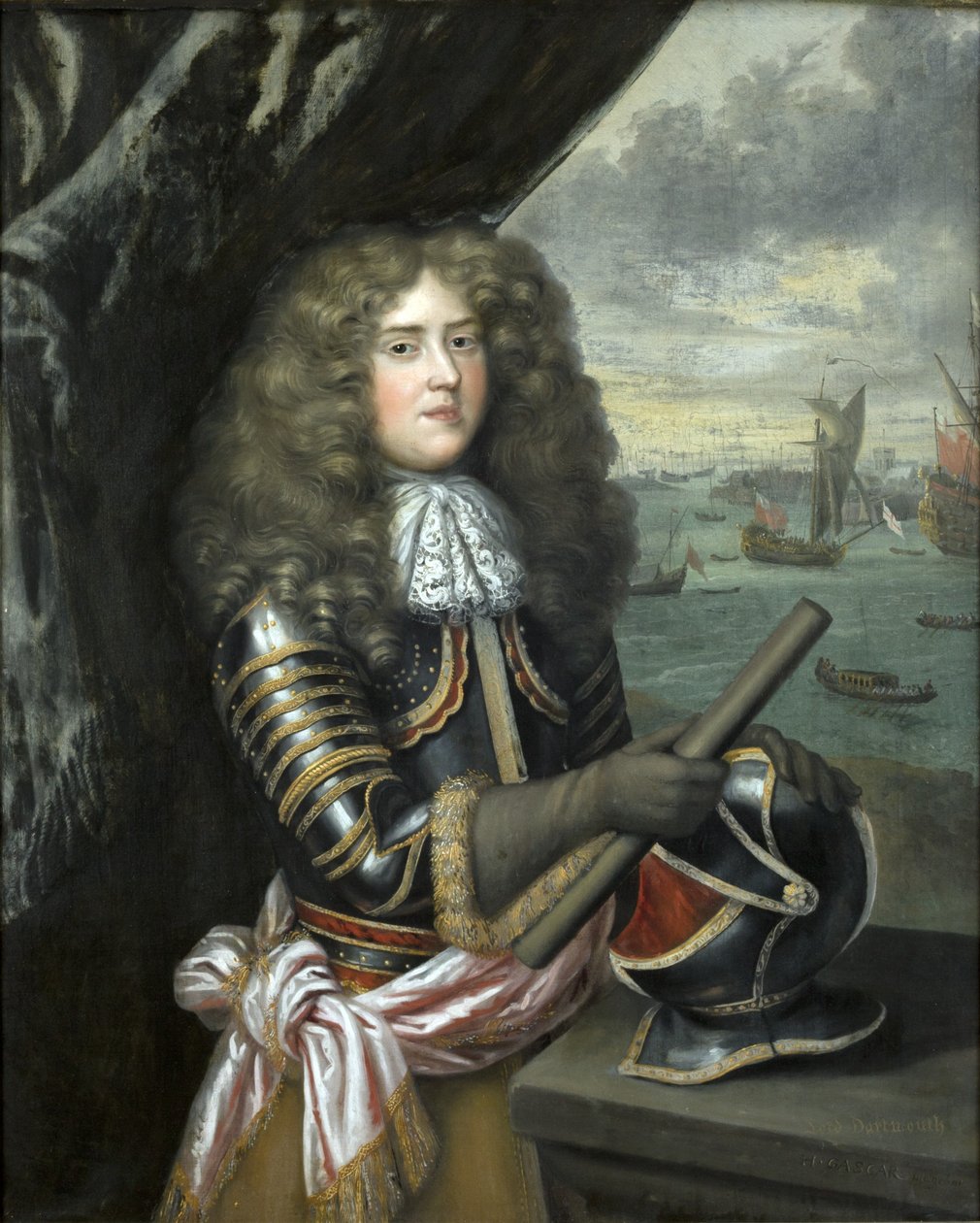Mahdollisesti muotokuva George Leggestä, ensimmäisestä Baron Dartmouthista, n. 1674-78 tekijältä Henri Gascard