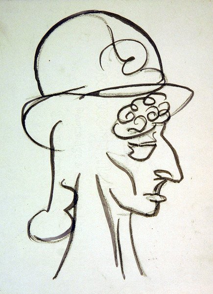 Muodikas hattu tekijältä Henri Gaudier Brzeska