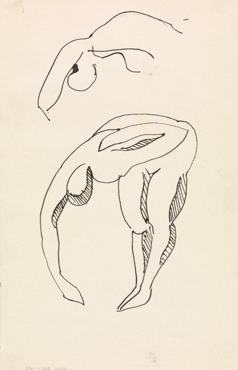 Kumartava figuuri tekijältä Henri Gaudier Brzeska