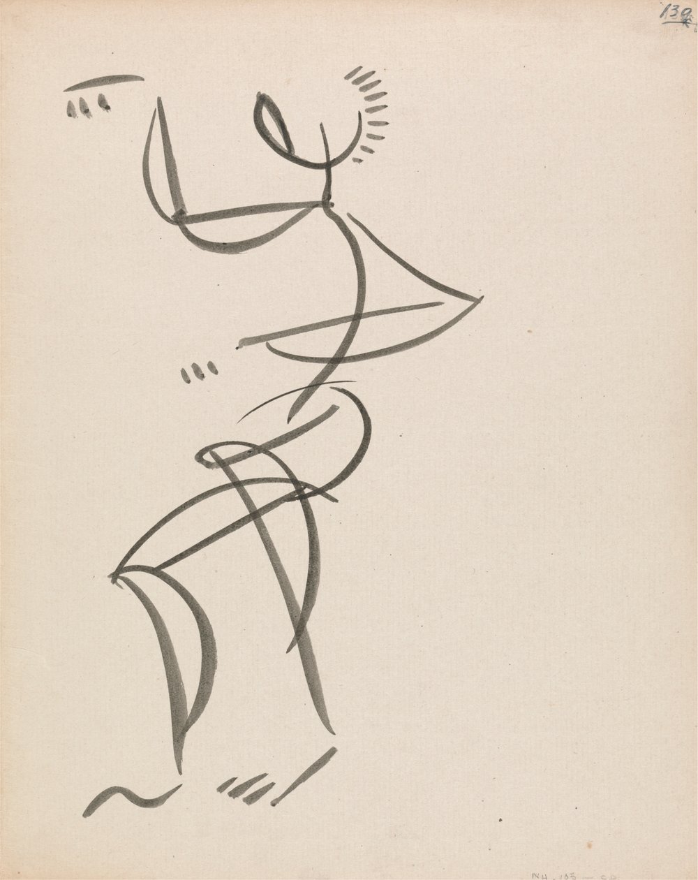 Tanssiva figuuri tekijältä Henri Gaudier Brzeska