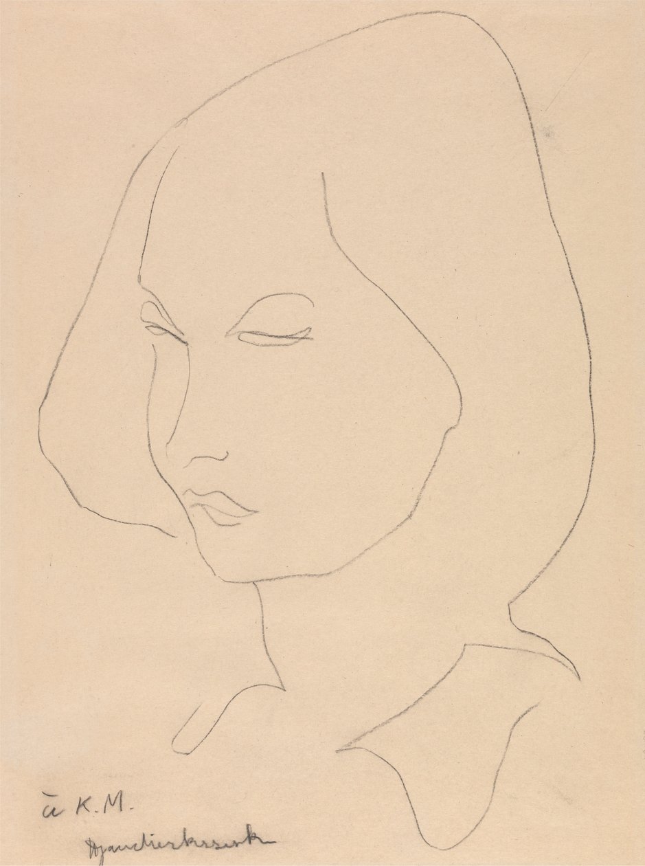 Katherine Mansfield tekijältä Henri Gaudier Brzeska