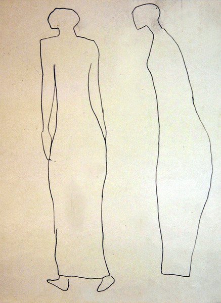 Siluetit (promenaderit) tekijältä Henri Gaudier Brzeska