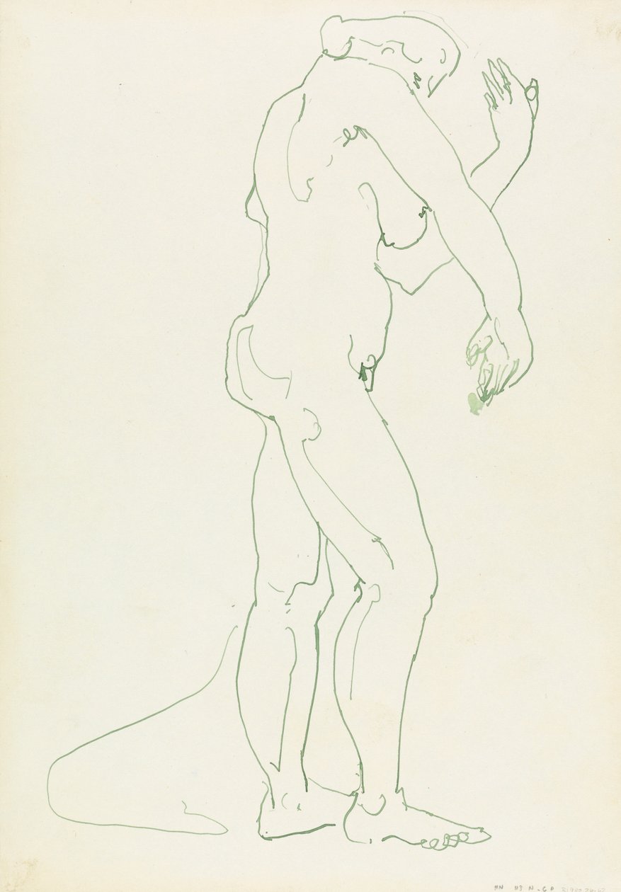 Seisova naishahmo tekijältä Henri Gaudier Brzeska