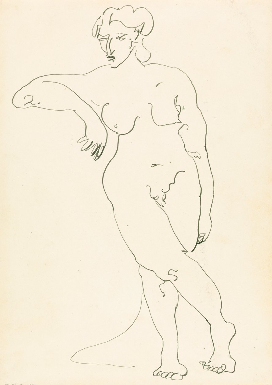 Figura feminina em pé tekijältä Henri Gaudier Brzeska