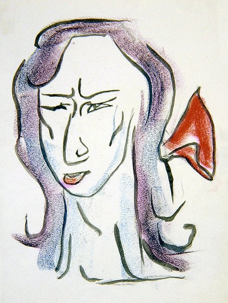 Oxfordin kreivitär ja Asquith tekijältä Henri Gaudier Brzeska