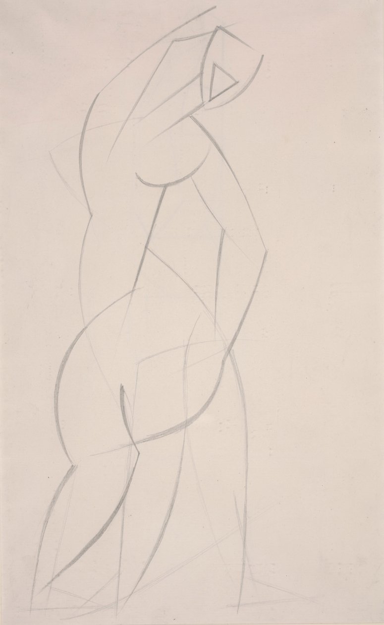 Nimetön (Study for Red Stone Dancer) tekijältä Henri Gaudier Brzeska