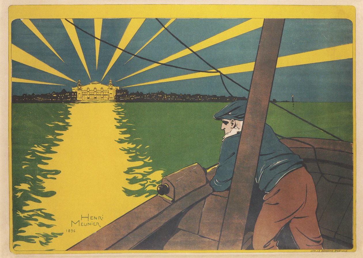 Blankenbergen kasino, 1896. tekijältä Henri Georges Meunier