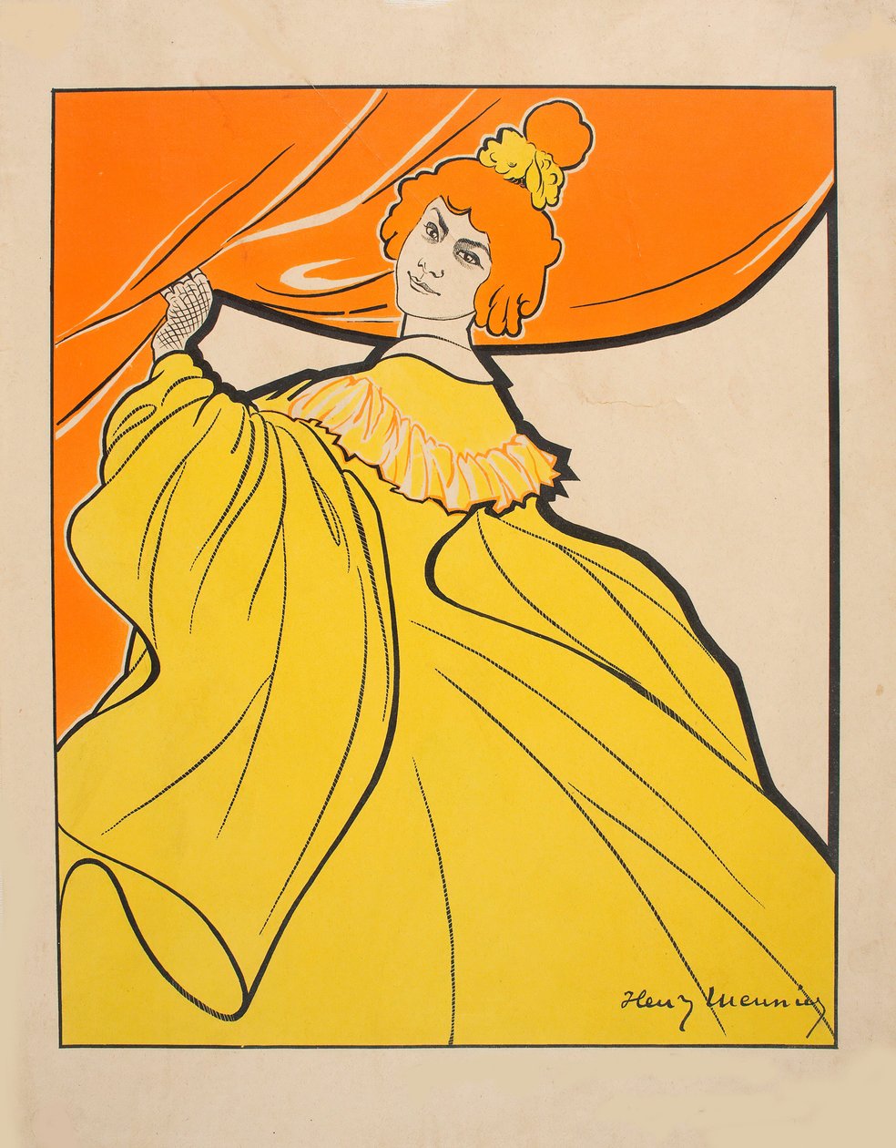 Odette Dulac, c. 1900. tekijältä Henri Georges Meunier