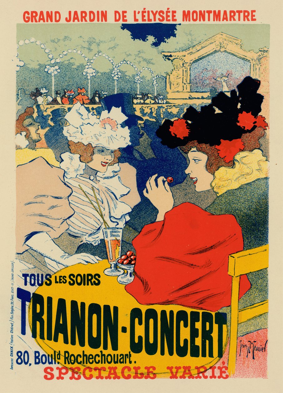 Trianon-konsertti, 1894-1895. tekijältä Henri Georges Meunier