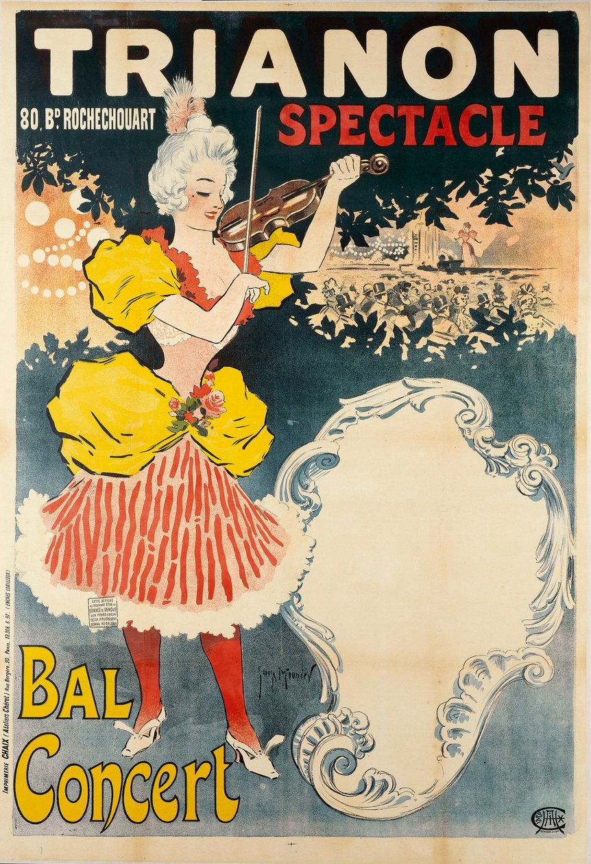 Trianon Spectacle Bal -konsertti, 1897. tekijältä Henri Georges Meunier