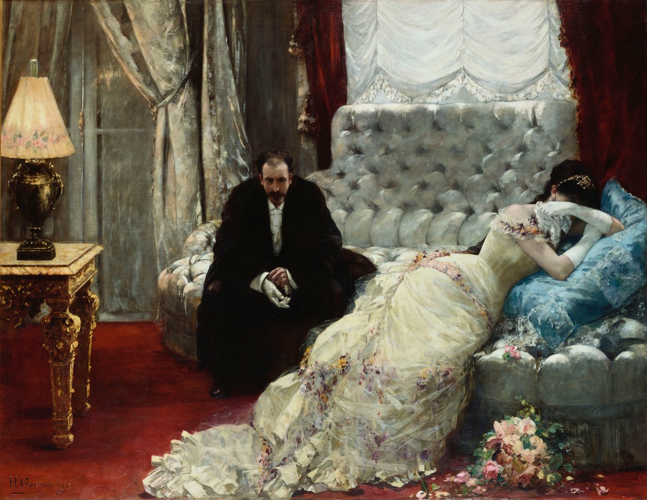 Paluu ballilta, 1879 tekijältä Henri Gervex
