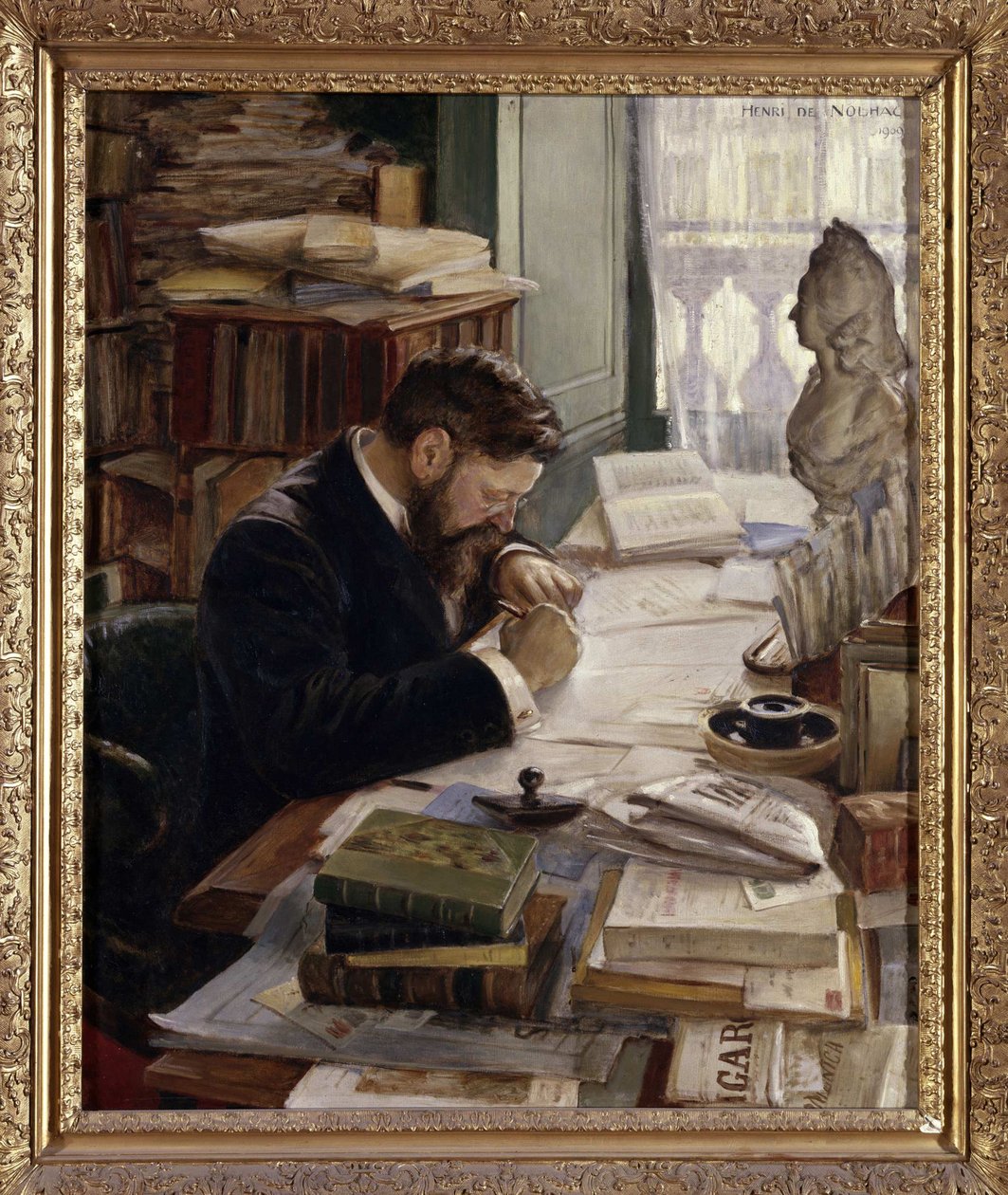 Pierre de Nolhacin muotokuva 1859-1936, 1909. tekijältä Henri Girault De Nolhac