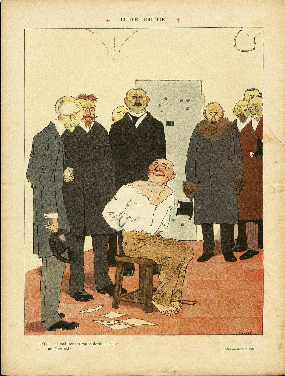Kuva Henri Goussesta (1872-1914) Le Riressä, 27.3.2009 - Ultimate wc - Kuolemanrangaistuksen teloitus Echafaud tekijältä Henri Gousse
