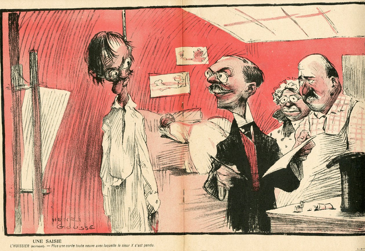 Voilautanen, numero 175, satiirinen väri tekijältä Henri Gousse