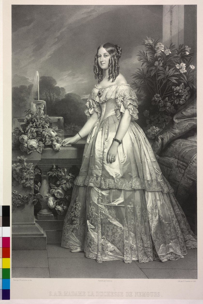 Saksin-Coburgin-Gothan prinsessa Victoria Victoria tekijältä Henri Grevedon