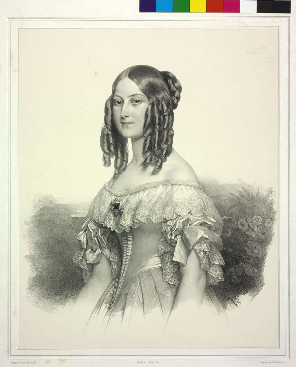 Saksin-Coburgin-Gothan prinsessa Victoria Victoria tekijältä Henri Grevedon
