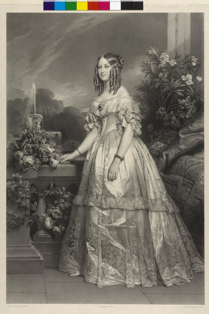Saksin-Coburgin-Gothan prinsessa Victoria Victoria tekijältä Henri Grevedon