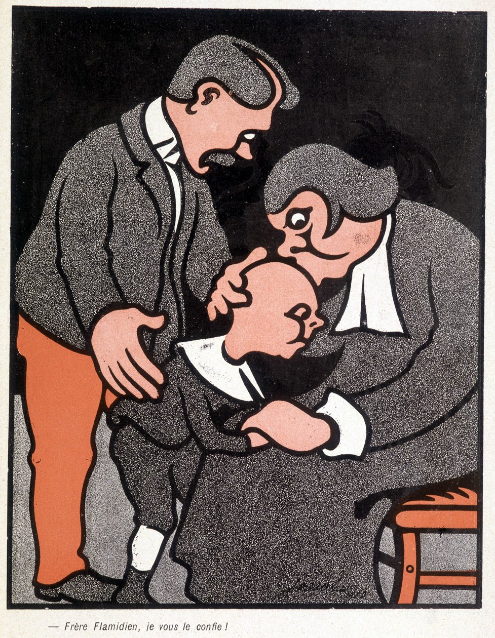 Frère Flamidien, je vous le confie - Henri Gustave Jossot (1866-1951), kirjassa "L