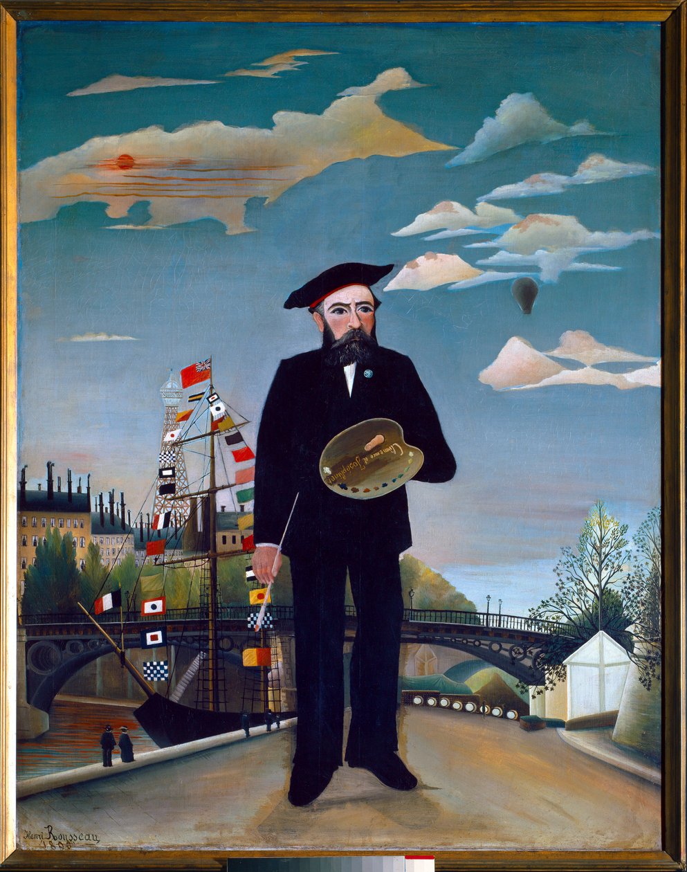 Omakuva, Saint Louis Islandilta tekijältä Henri J.F. (1844 1910) Rousseau