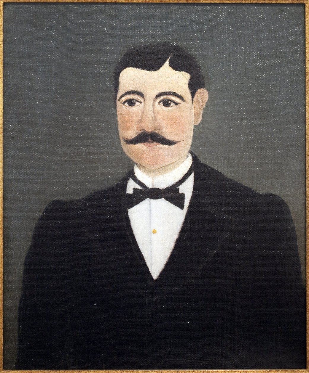 Frumence Bichen muotokuva tavallisissa vaatteissa (marechal des logis). Tullina tunnetun Henri Rousseaun (1844-1910) maalaus, öljy kankaalle, 1800-luvun loppu - 1900-luvun alku, ranskalainen taide, Musee International d