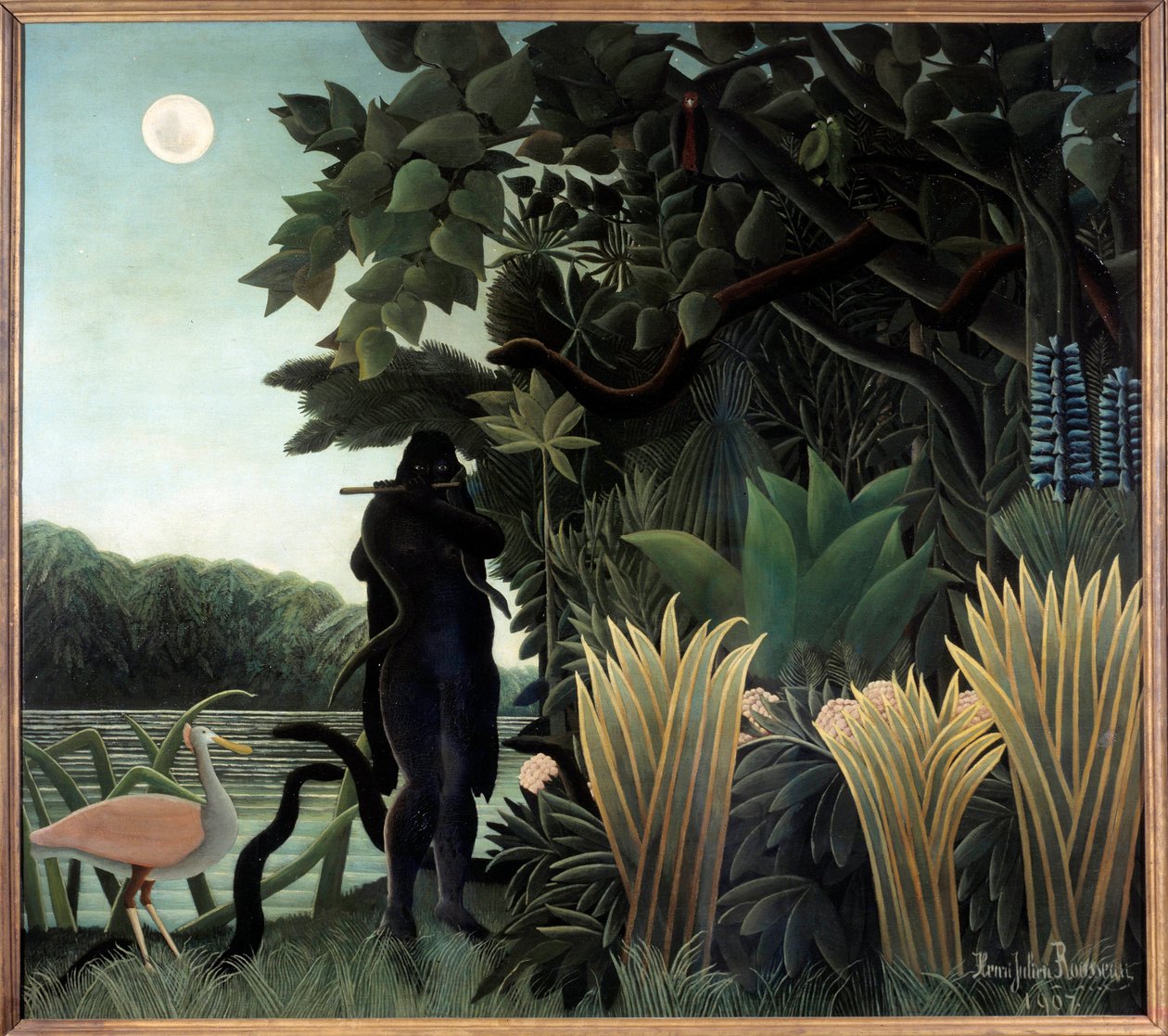 Käärmeen hurmaaja tekijältä Henri J.F. (1844 1910) Rousseau