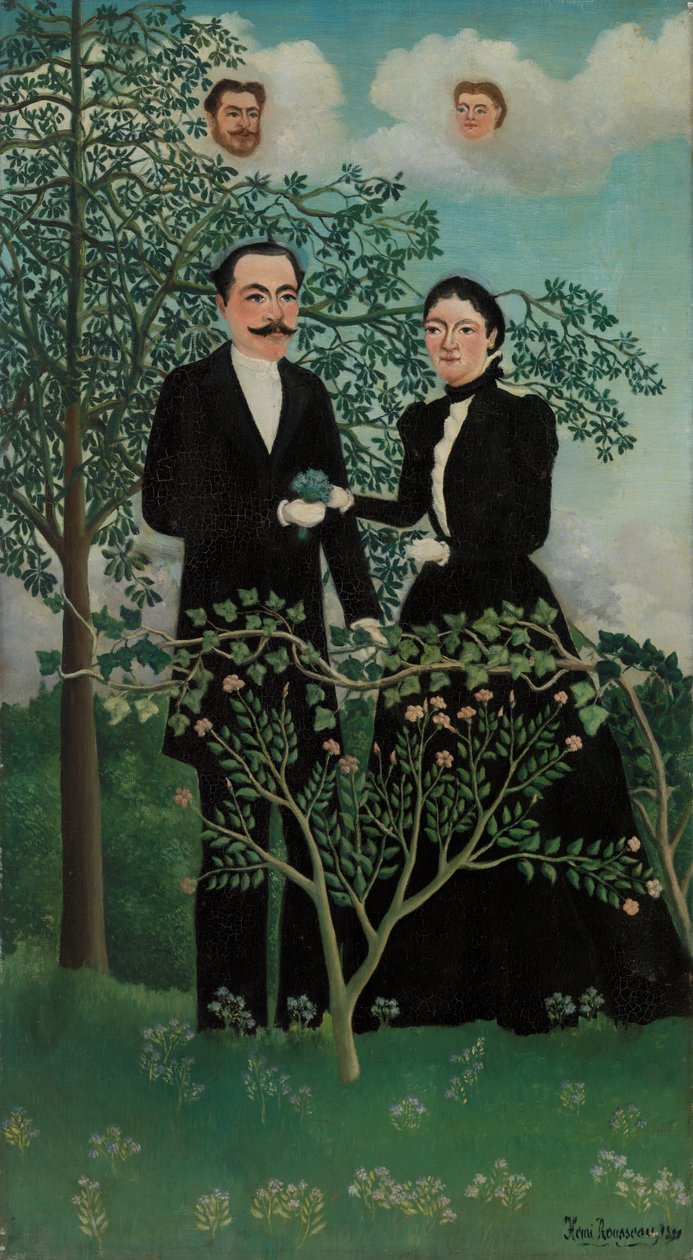 Menneisyys ja nykyisyys, 1899 tekijältä Henri J.F. 1844 1910 Rousseau