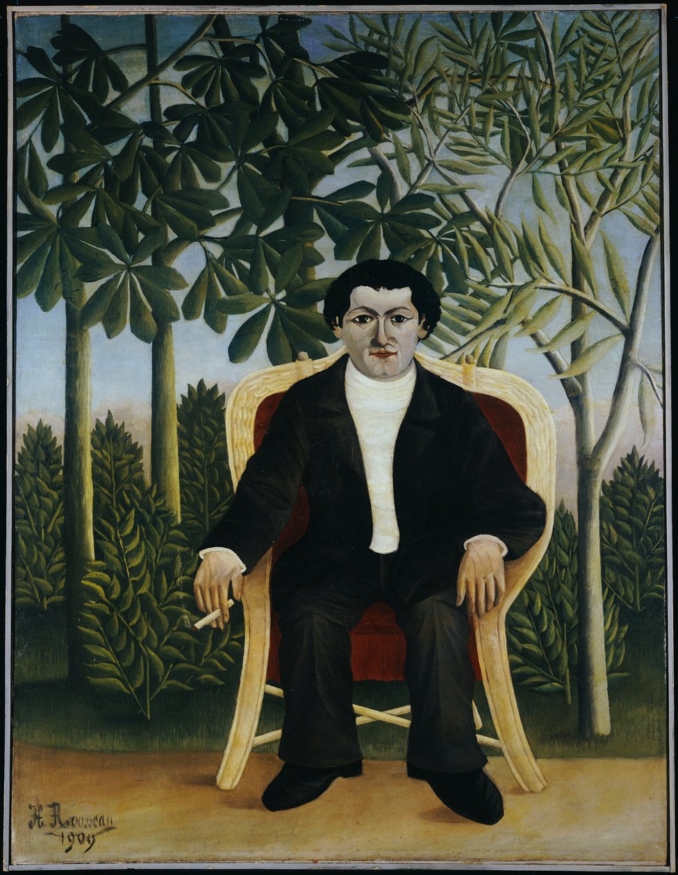Joseph Brummerin muotokuva, 1909 tekijältä Henri J.F. Rousseau
