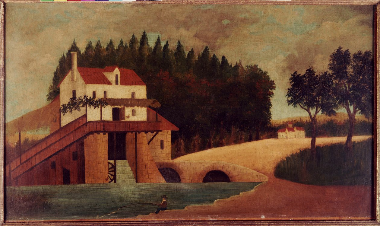 Mylly, noin 1896 tekijältä Henri J.F. Rousseau