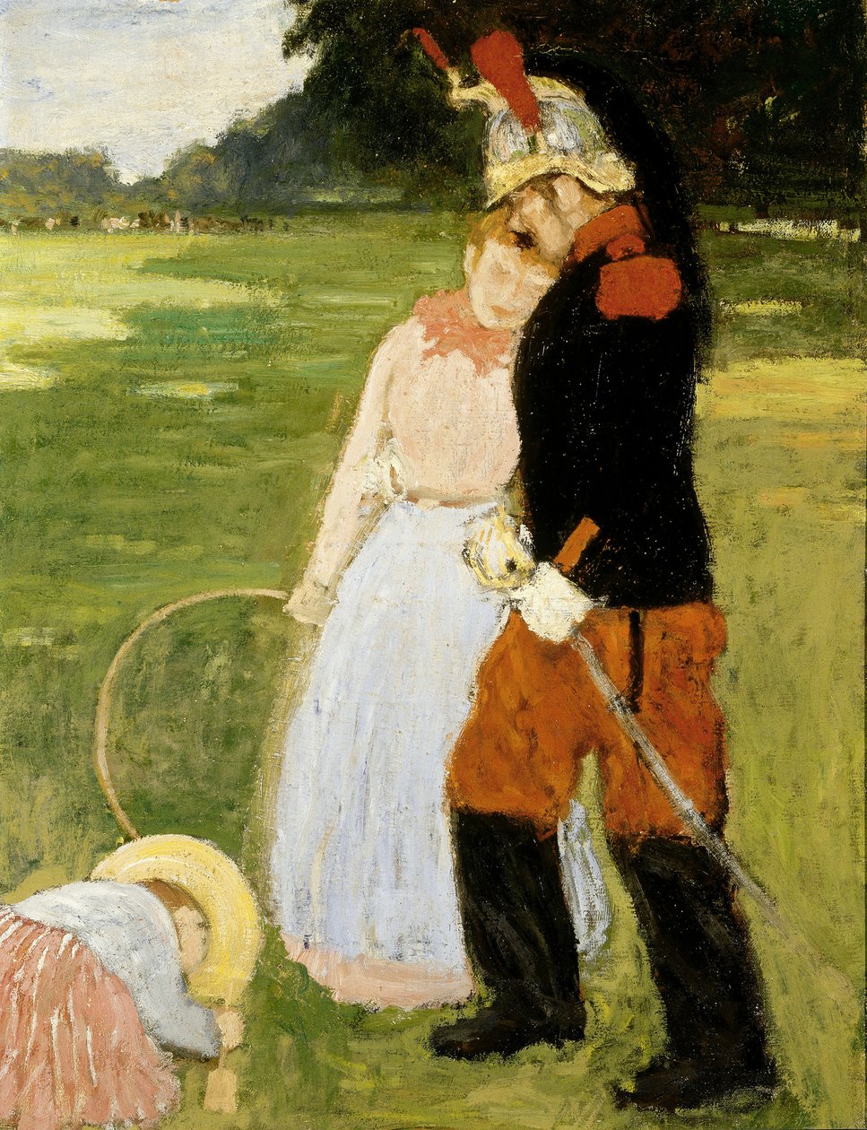 Sunnuntai Bois de Boulognessa tekijältä Henri Jacques Edouard Evenepoel