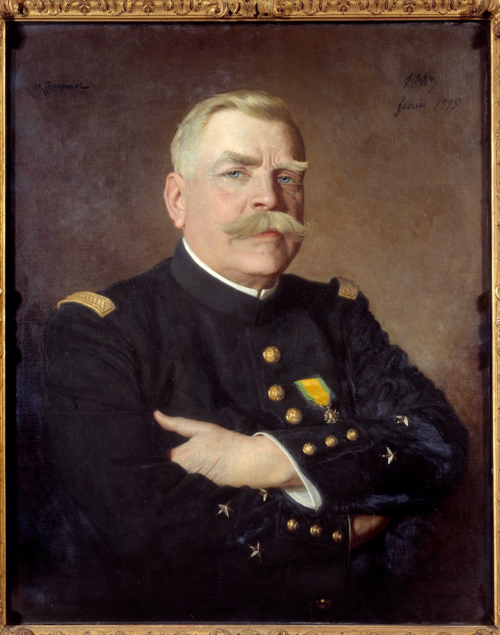 Ranskan marsalkka Joseph Joffren (1852-1931) muotokuva. Henry Jacquierin (1878-1921) maalaus. 1915. Koko 0,81 x 0,65 Versailles, Chateau Museum tekijältä Henri Jacquier