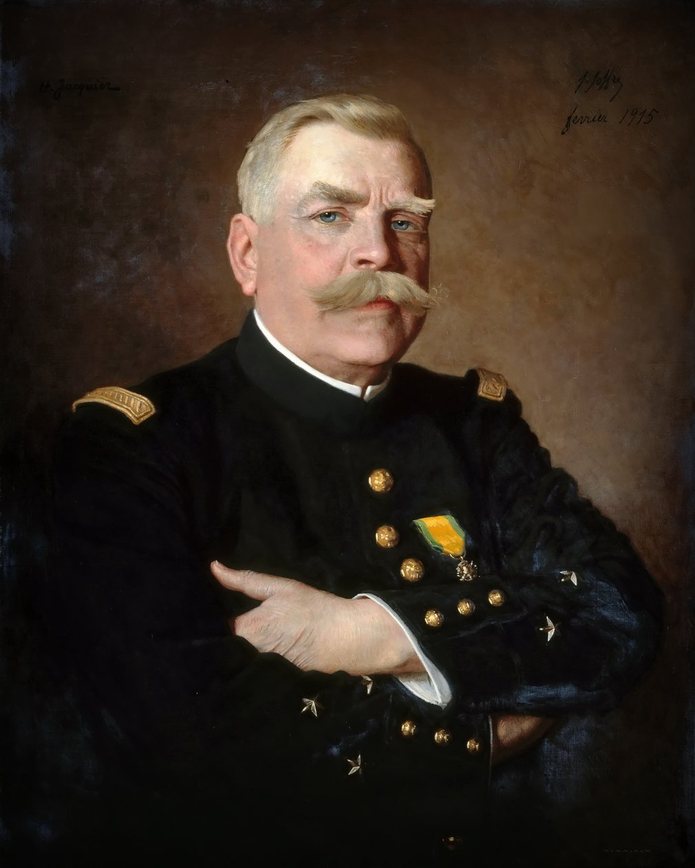 Muotokuva Joseph Joffresta 1852-1931, Ranskan marsalkka tekijältä Henri Jacquier