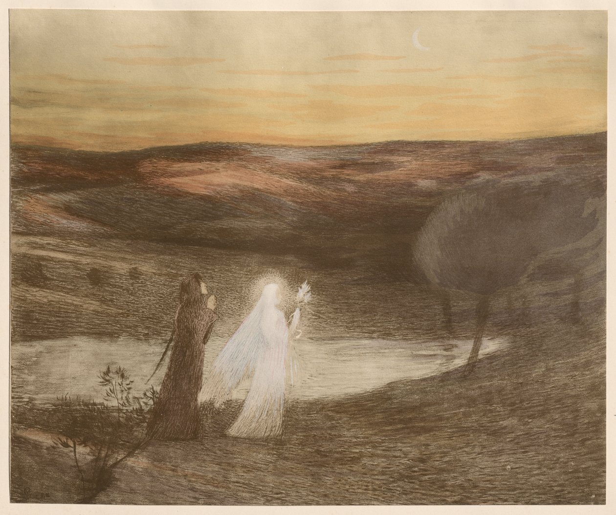 Dante tapaa Beatrixin tekijältä Henri Jean Guillaume Martin
