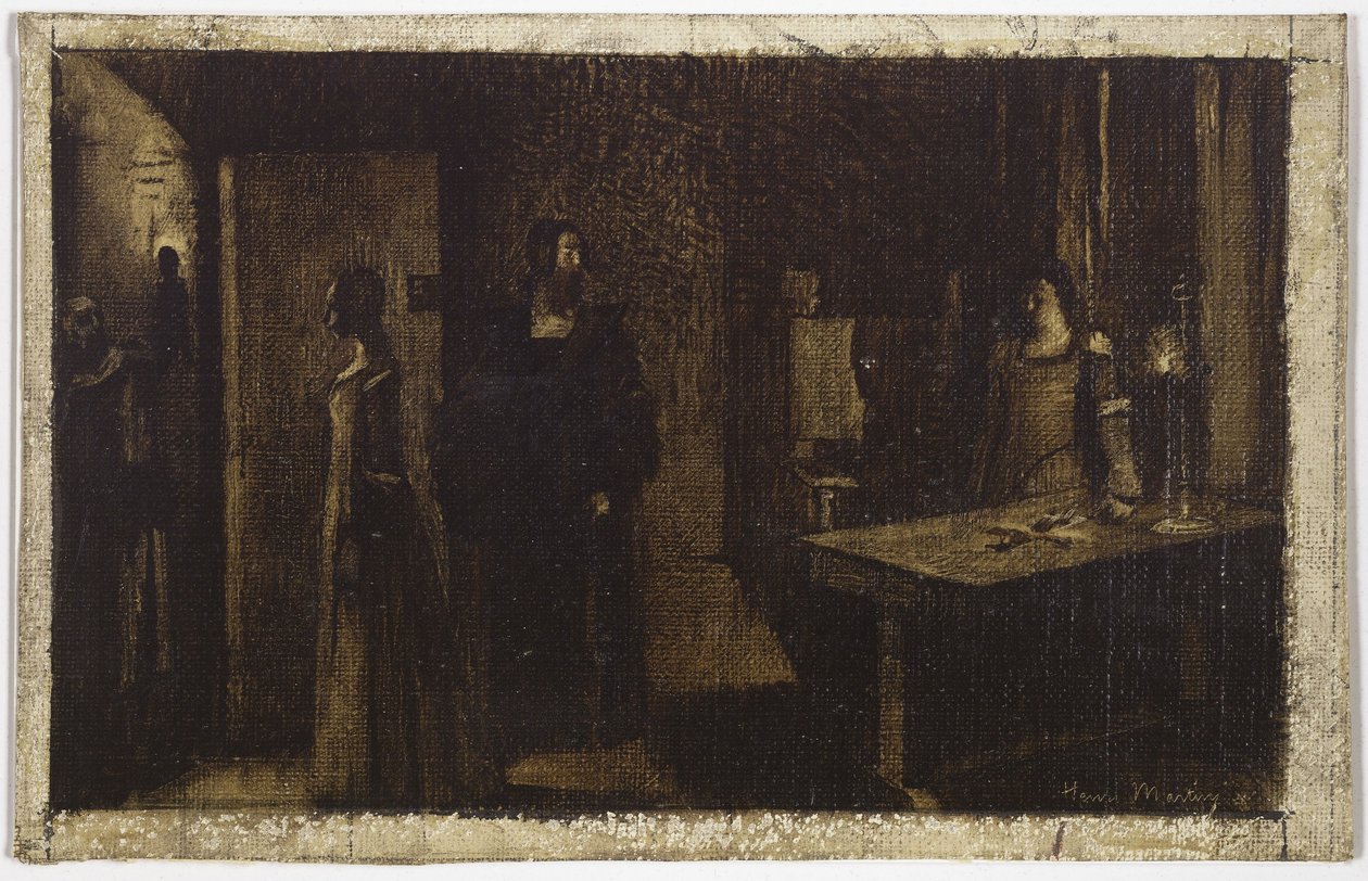 Risti, n. 1887 (öljy kankaalle) tekijältä Henri Jean Guillaume Martin