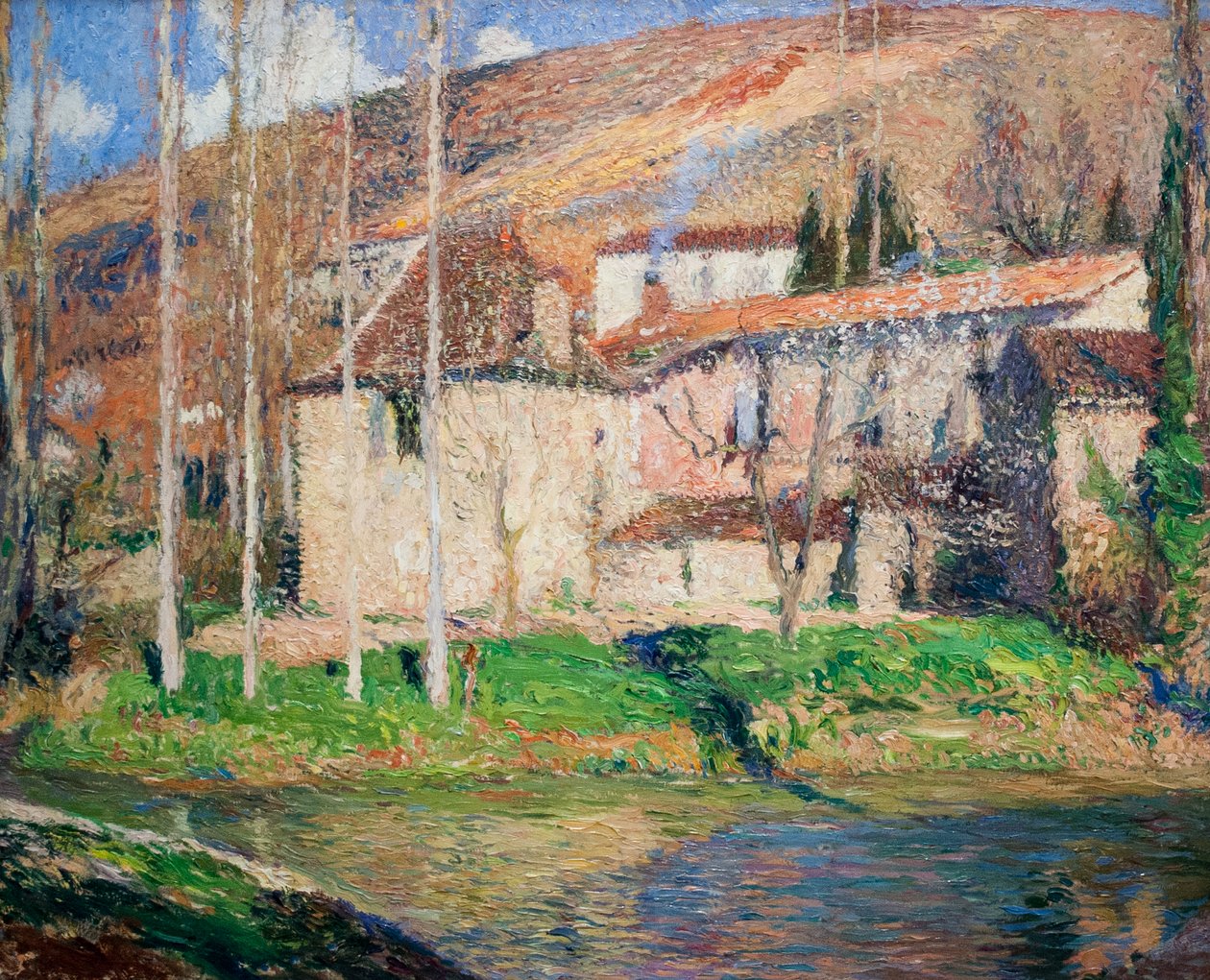 Näkymä Labastide-du-Vertiin (Midi-Pyrénées) tekijältä Henri Jean Guillaume Martin