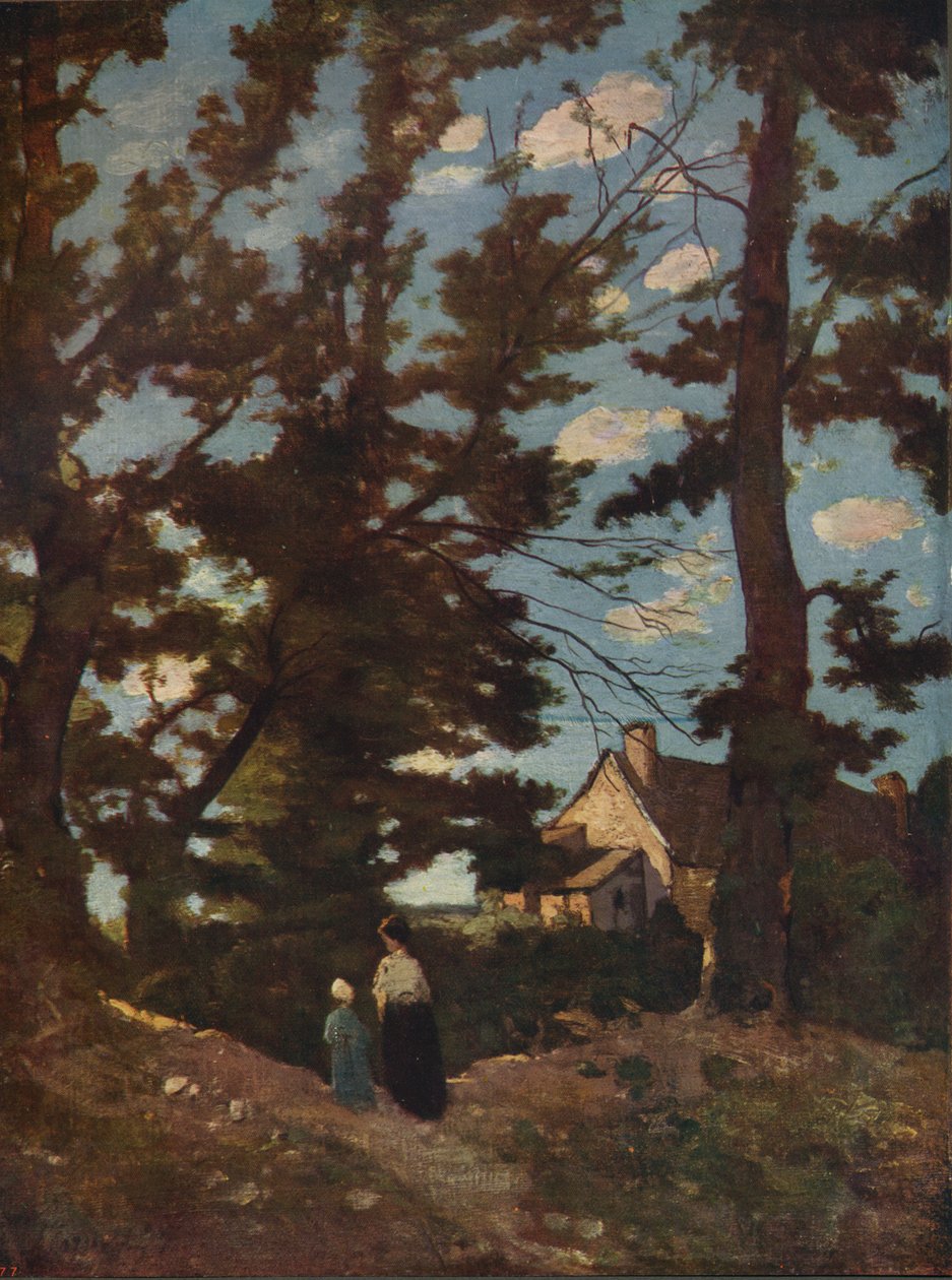Maisema, vuodelta 1915 tekijältä Henri Joseph Harpignies