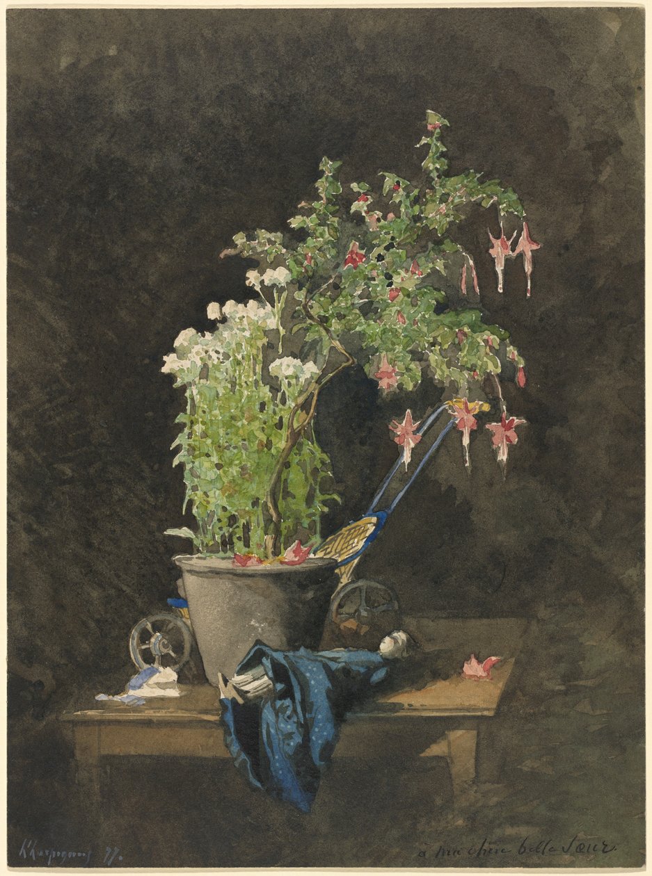 Ruukkufuksia lasten leluineen tekijältä Henri Joseph Harpignies