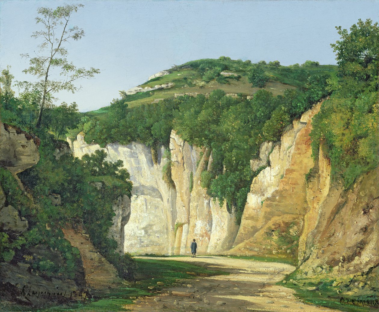 Cremieu, 1847 tekijältä Henri Joseph Harpignies