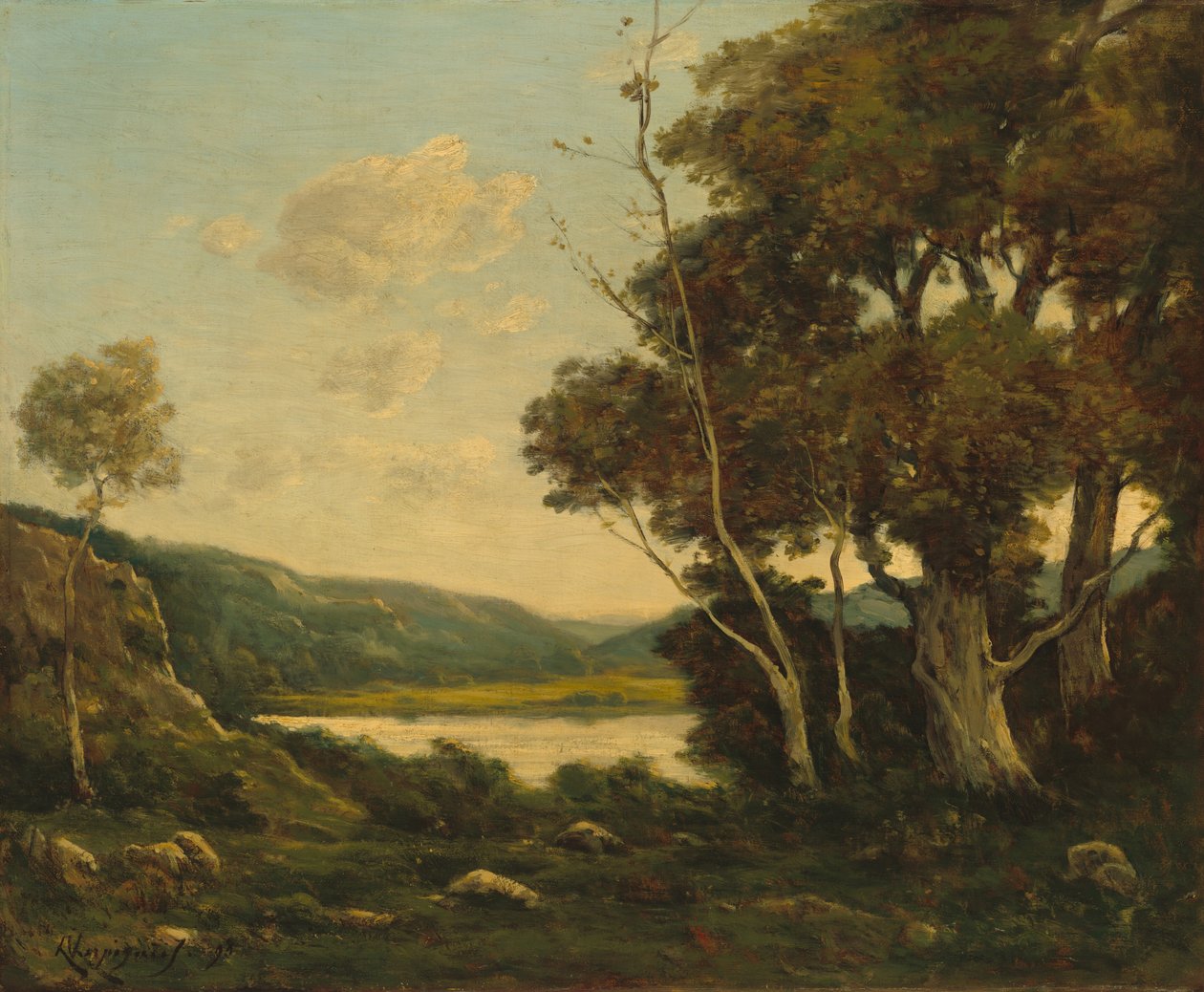 Maisema tekijältä Henri Joseph Harpignies
