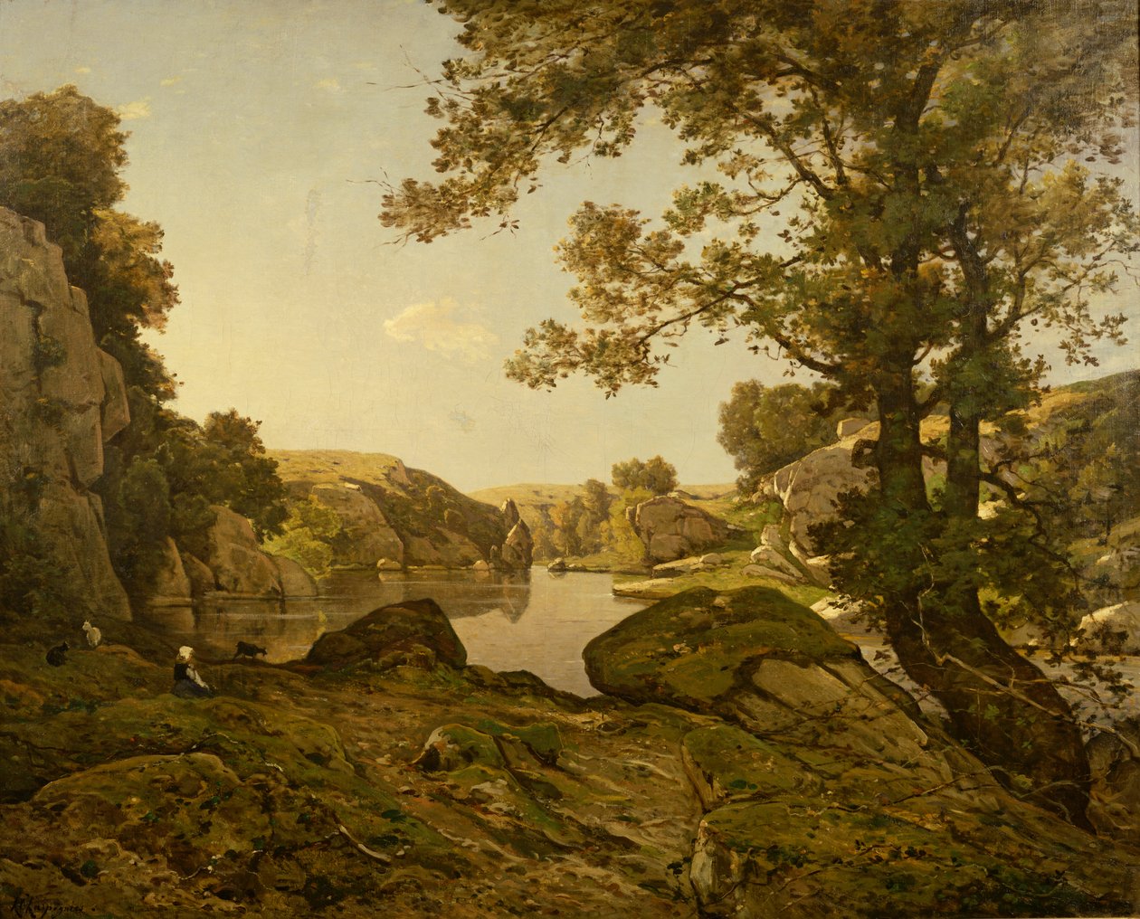 Le Saut de Loup tekijältä Henri Joseph Harpignies