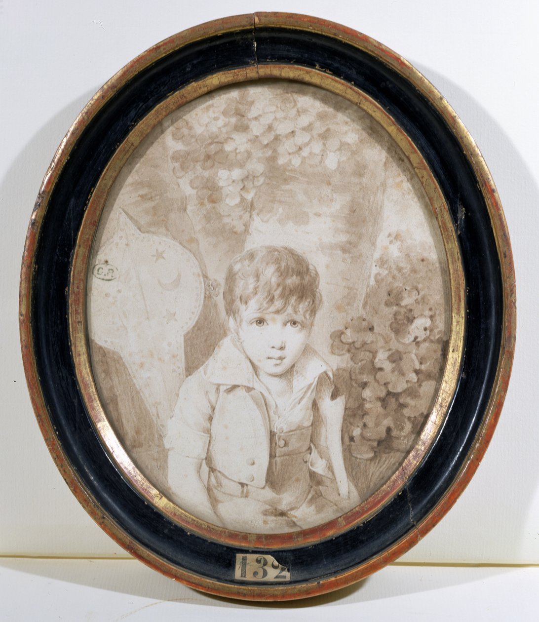 Honore de Balzac (1799-1850) kuusivuotias, 1805 (kynä ja muste ja pesu paperille) tekijältä Henri Joseph Hesse