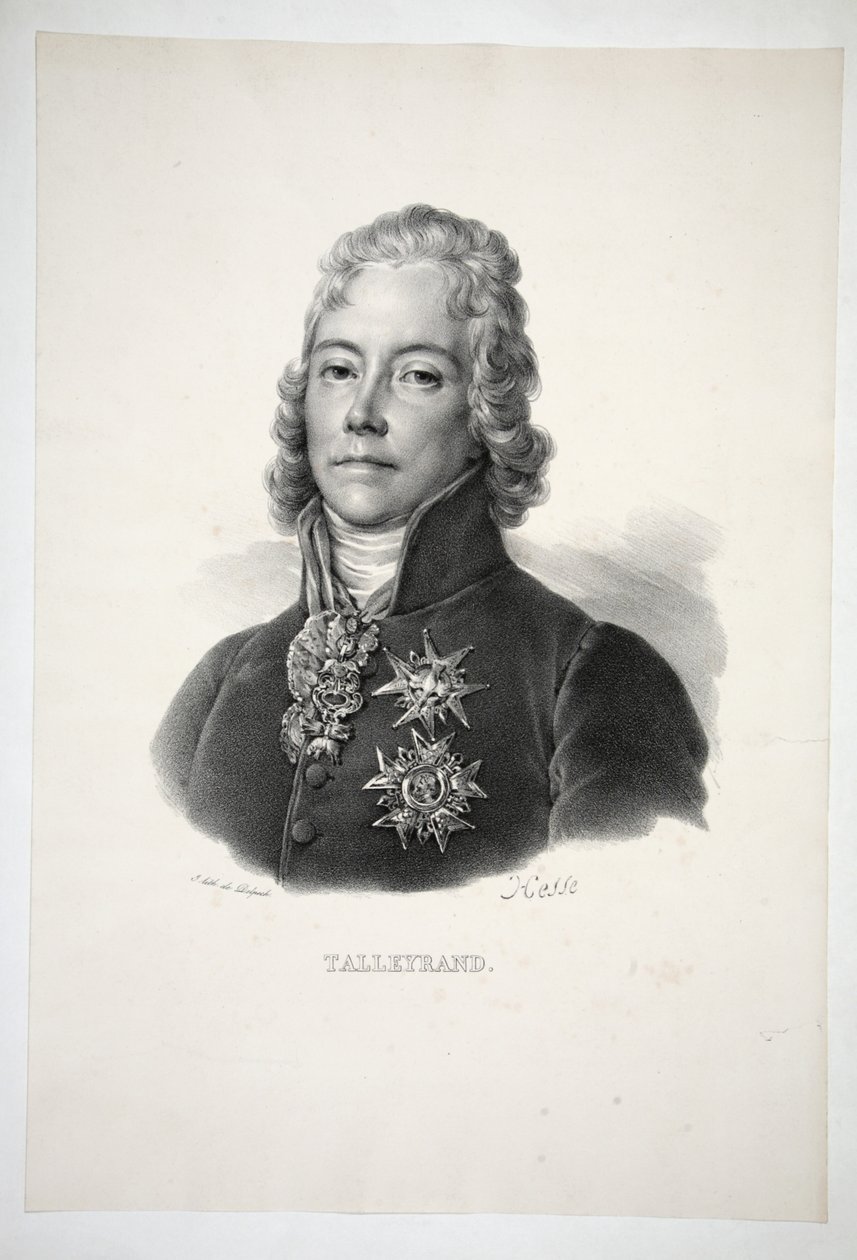 Talleyrand, pubi. 1821 tekijältä Henri Joseph Hesse