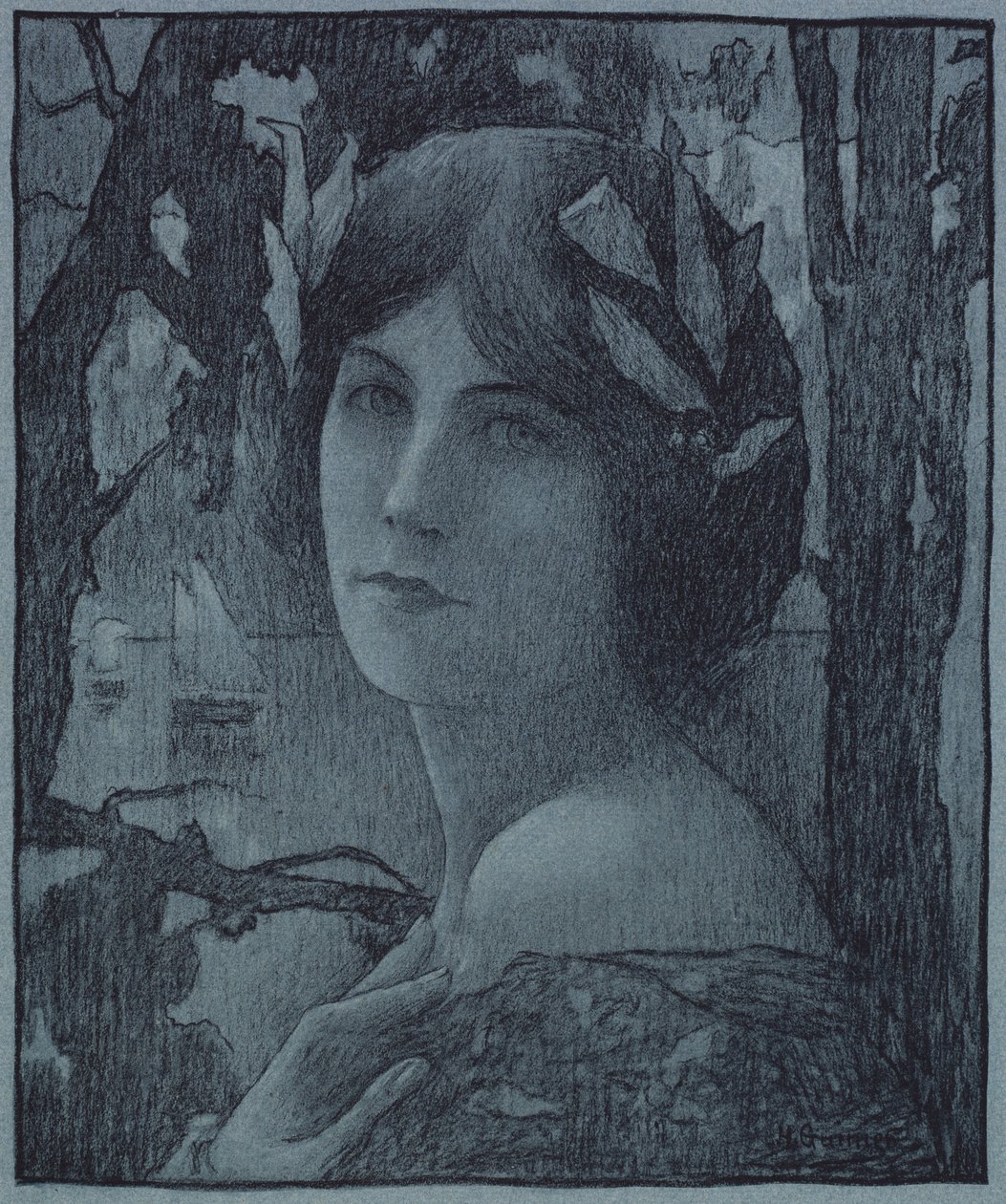 Lempeä yö Lempeä yö, 1899. tekijältä Henri Jules Guinier
