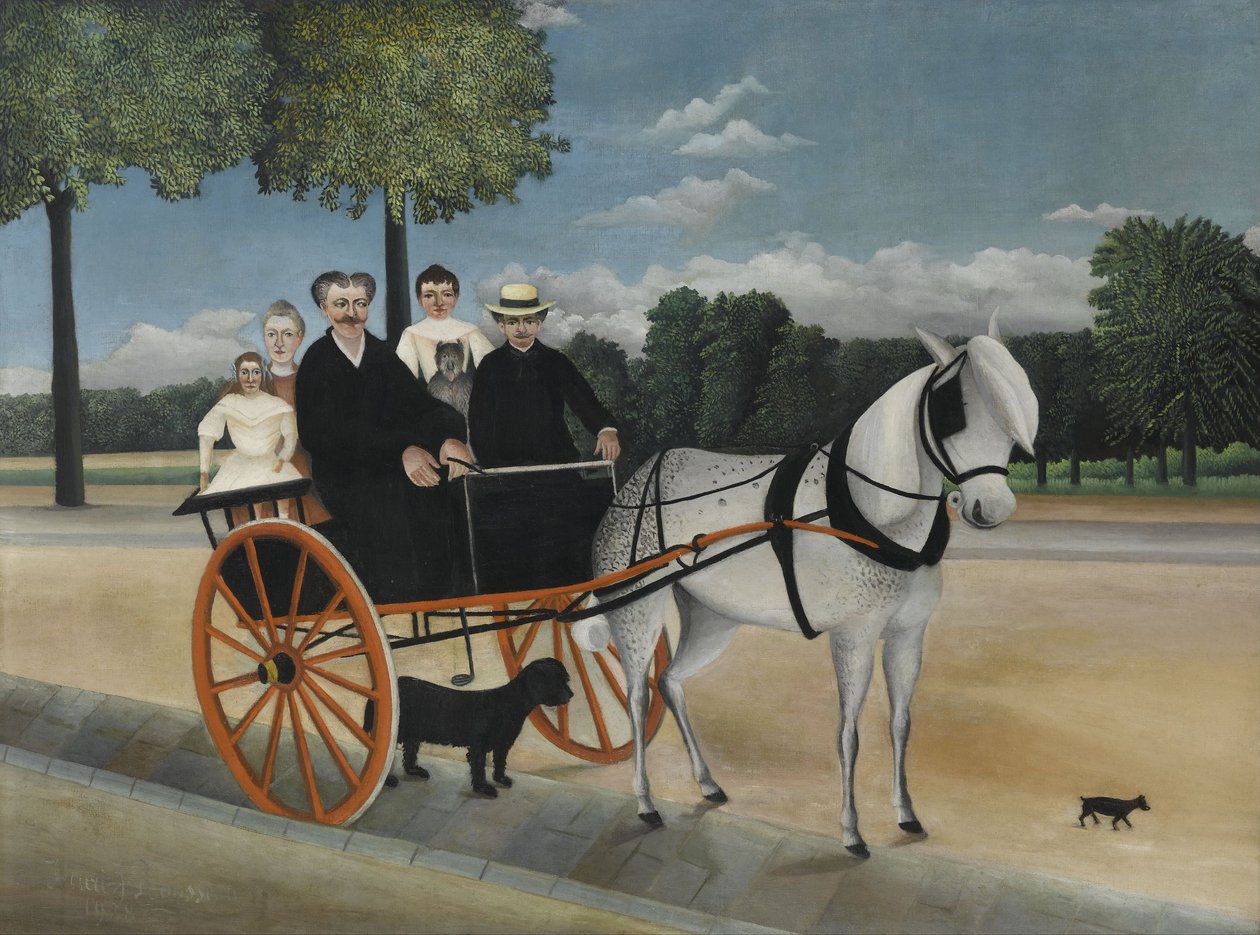 Vanha Junierin kärry tekijältä Henri Julien Félix Rousseau