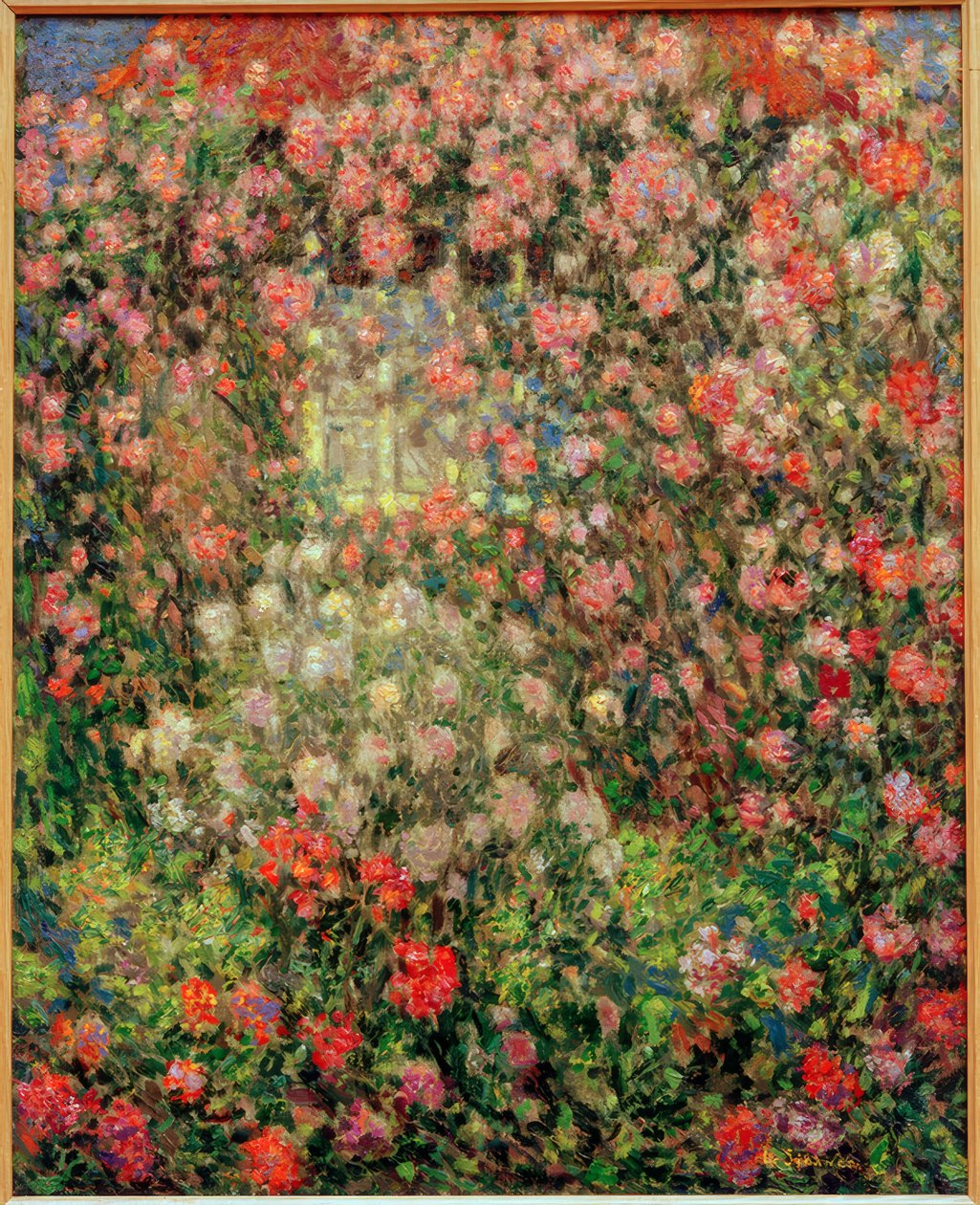 Ruusupaviljonki, Gerberoy tekijältä Henri Le Sidaner