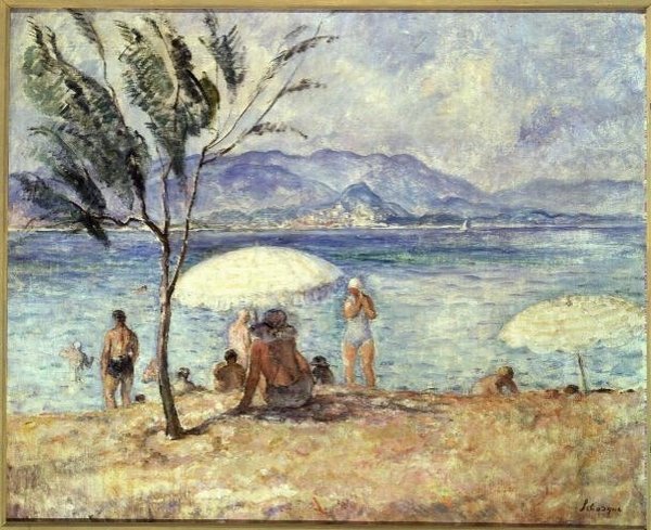 Uimarit, n. 1928 tekijältä Henri Lebasque