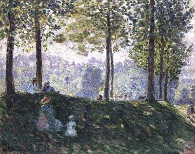 Lapset puistossa tekijältä Henri Lebasque
