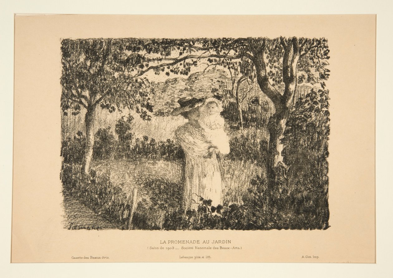 Kävely puutarhassa tekijältä Henri Lebasque