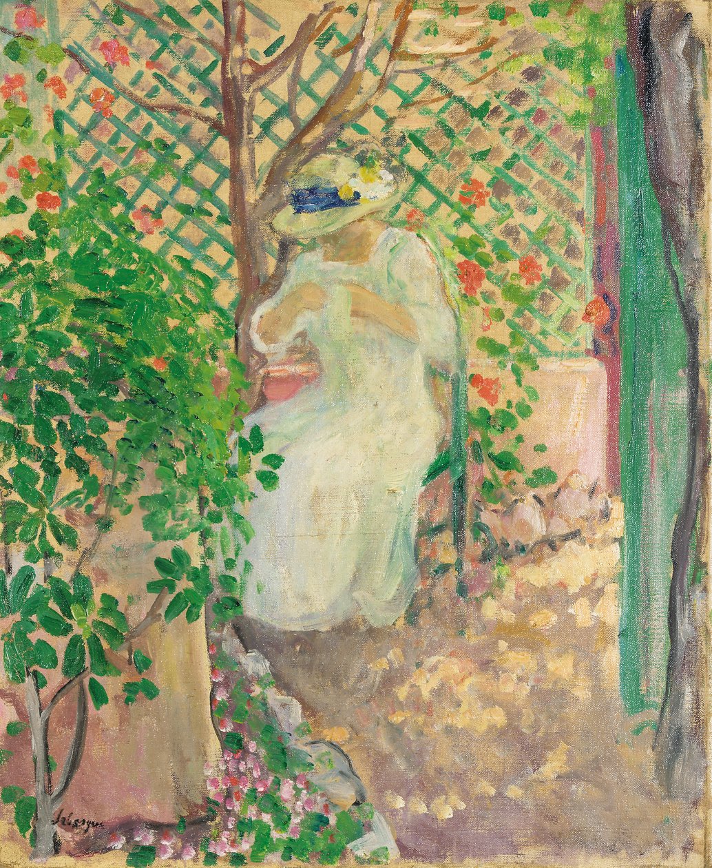 Marthe Lebasque Gloriettessa tekijältä Henri Lebasque