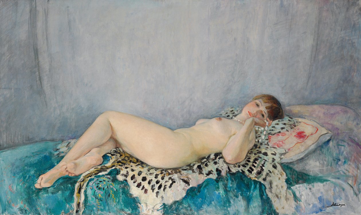 Alaston leopardin iholla, Le Cannet, 1926 tekijältä Henri Lebasque